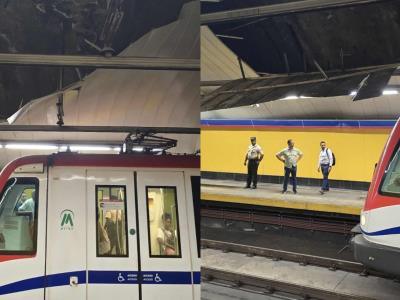 se-cayo-un-plafon-en-estacion-del-metro-de-santo-domingo