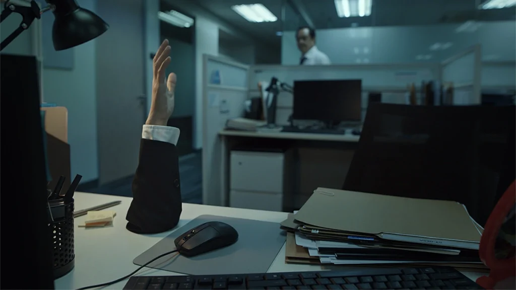 en-este-llamativo-spot-el-cuerpo-de-la-protagonista-se-cae-a-pedazos-por-culpa-del-estres