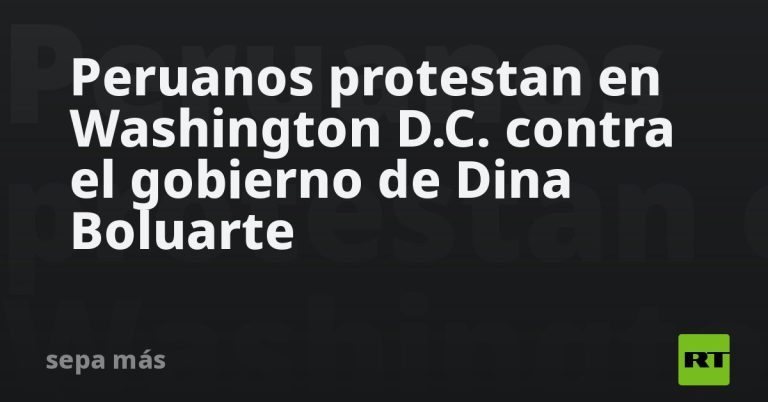 peruanos-protestan-en-washington-dc.-contra-el-gobierno-de-dina-boluarte