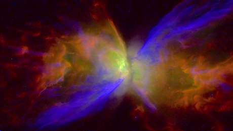 Nueva teoría sobre qué provoca que la enigmática nebulosa Mariposa tenga una forma cambiante