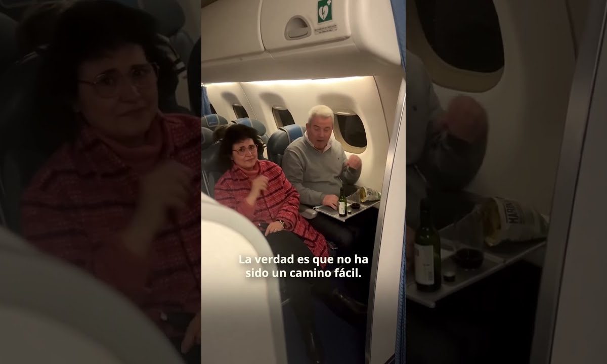 Air Europa: piloto sorprende a sus padres en pleno vuelo…