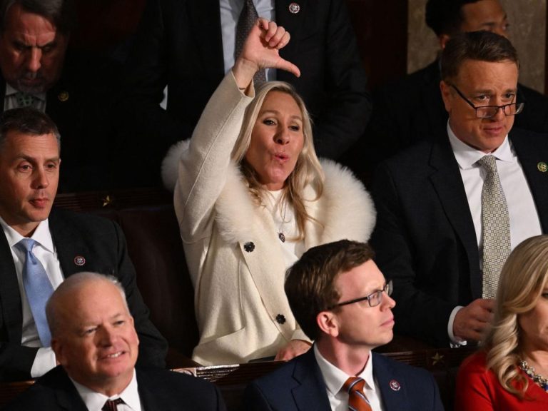 gop-gov-chris-sununu-jokes-that-marjorie-taylor-greene’s-‘fur-thing’-at-the-state-of-the-union-made-her-look-like-‘she-belonged-on-the-top-of-mt.-washington’