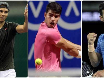 Nadal, Alcaraz y Djokovic, en la lista de inscritos al Miami Open