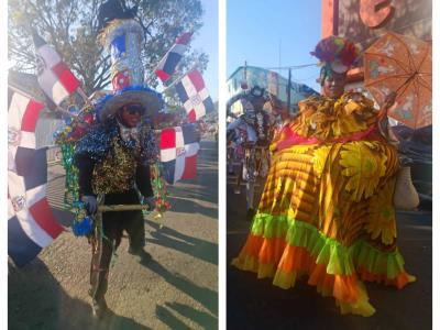 Primer Carnaval Turístico de Monte Plata: vistosas comparsas, coreografía identitaria y diseños en fantasía