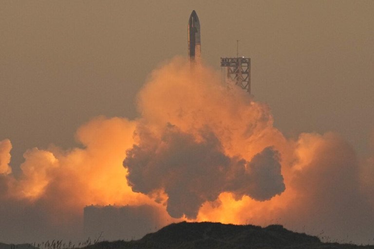 el-enorme-cohete-starship-de-spacex-despega-con-exito-tras-la-explosion-de-abril