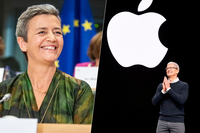 la-era-de-vestager-en-competencia-cerrara-con-un-golpe-final-a-apple:-la-primera-multa-bajo-la-dma,-segun-bloomberg