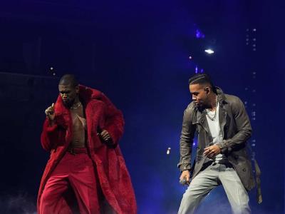 romeo-santos,-invitado-sorpresa-en-un-concierto-de-usher-en-ny