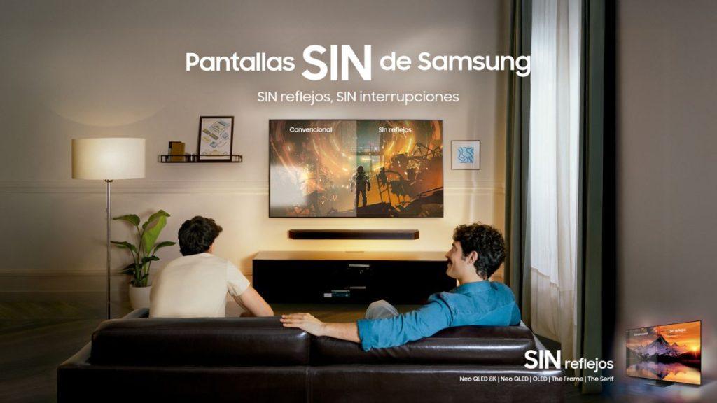 “la-sin-de-samsung”,-una-campana-que-pone-en-valor-sus-televisores-con-tecnologia-sin-reflejos