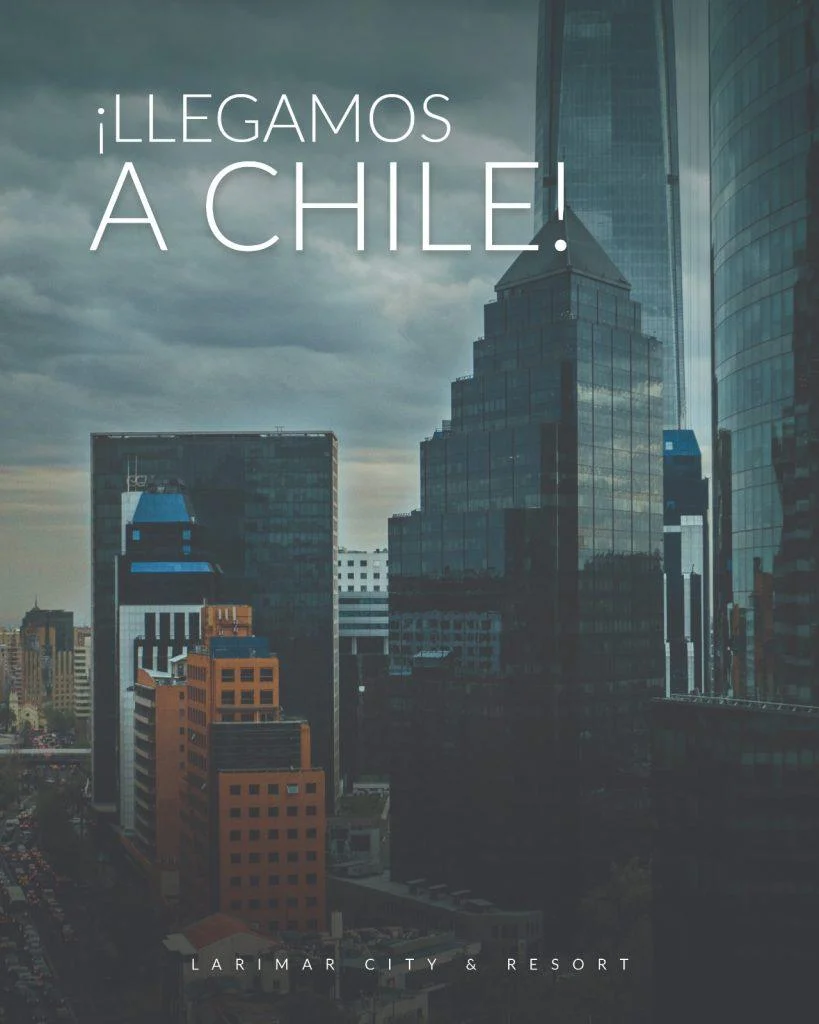 Imagen relacionada con Larimar City refuerza su expansión internacional con la apertura de su canal comercial en ChileSu alianza con socios estratégicos en cada país hace crecer su posición internacional.