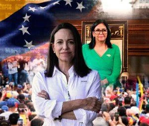 «delcy-rodriguez-se-va,-eso-no-esta-en-duda»,-afirma-machado-ante-venezolanos-en-panama