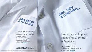 abanca-seguros-convierte-las-batas-medicas-en-un-homenaje-a-sus-profesionales-sanitarios